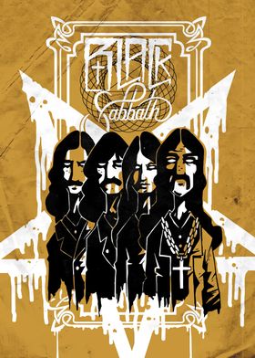 Black Sabbath Band Poster