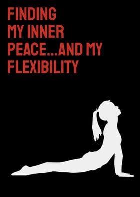 Yoga Silhouette Poster