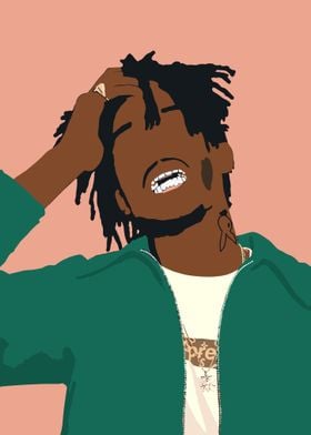 Playboi Carti Hip Hop Artist Portrait