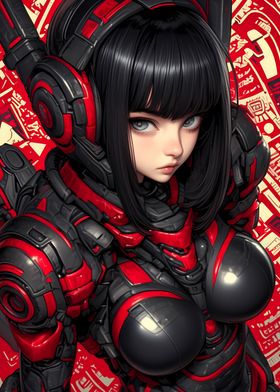 Cyberpunk Anime Girl