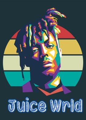 Juice Wrld Pop Art Portrait