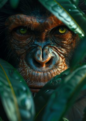 Chimpanzee Close-up