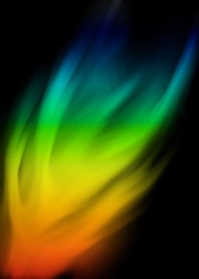 Abstract Rainbow Swirl