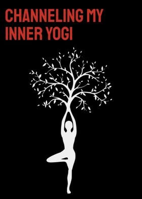 Yoga Tree Silhouette