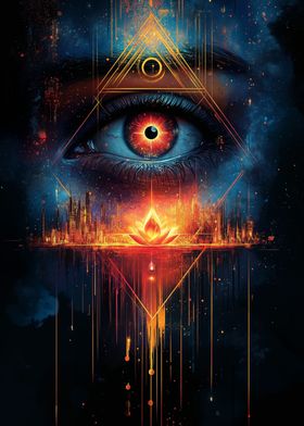 All-Seeing Eye Cityscape