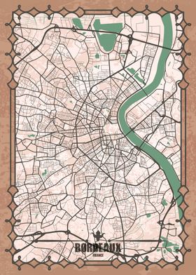 Bordeaux City Map