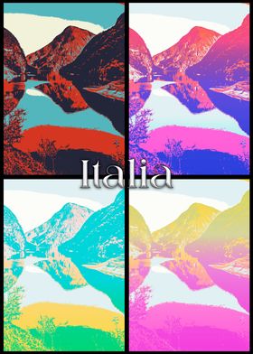 Italia Landscape Collage