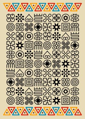 African Adinkra Symbols