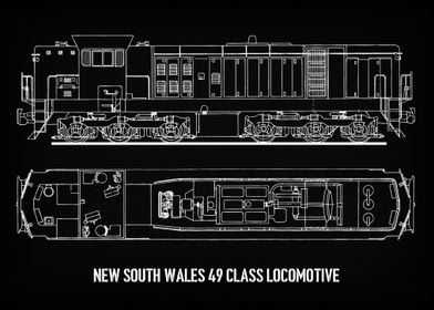 NSW 49 Class Locomotive