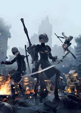 Nier Automata Characters