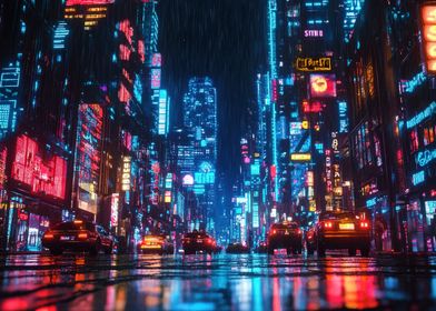 Cyberpunk Cityscape