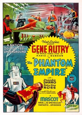 Gene Autry Phantom Empire Poster