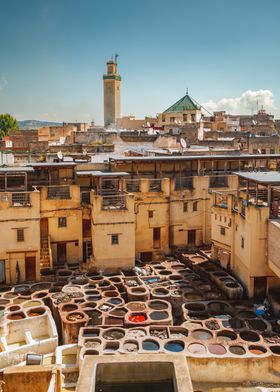 Tannery in Fes, Morocco