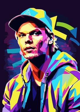 Avicii Pop Art Portrait