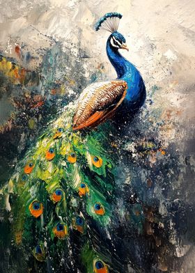 Peacock Painting