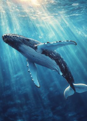 Humpback Whale Underwater