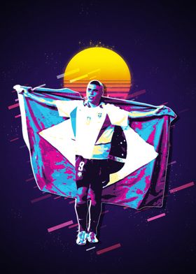 Ronaldo Retro Art