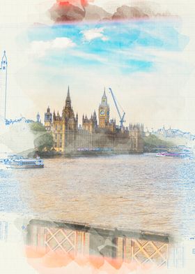 London Watercolor