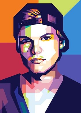 Avicii Pop Art Portrait