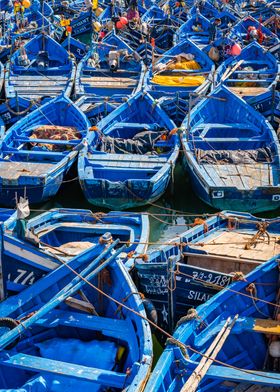 Blue Boats, Morocco