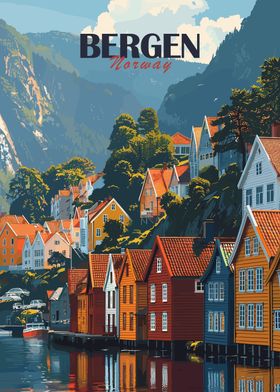 Bergen, Norway Cityscape