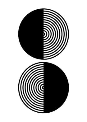 Black and White Circles