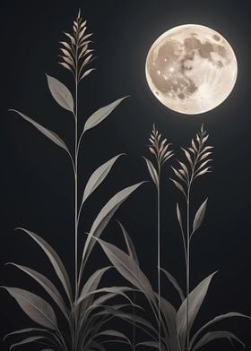 Moonlit Grasses