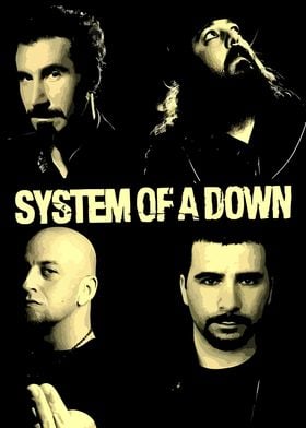 System of a Down Band Poster