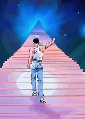 Freddie Mercury Stairway