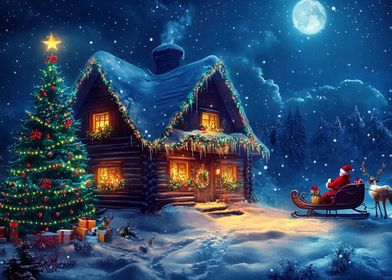 Santa's Cozy Christmas Cottage