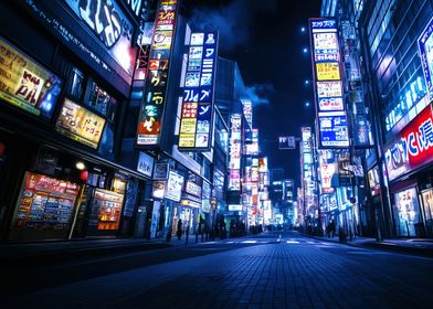 Neon Tokyo Street