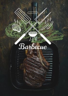 Grilled Steak &amp; Barbecue Logo