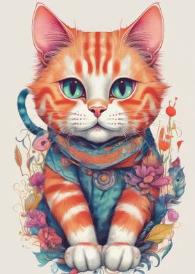 Cute Orange Tabby Cat