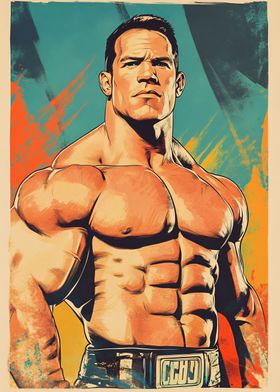 John Cena Wrestling Poster