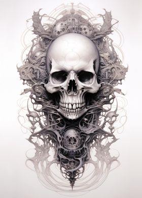 Skull in Organic Form