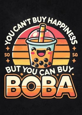 Boba Bubble Tea Happiness