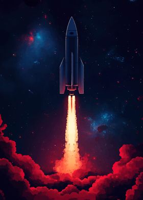 Rocket Launch into Space