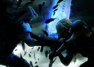 Final Fantasy VII: Cloud and Sephiroth