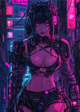 Cyberpunk Anime Girl