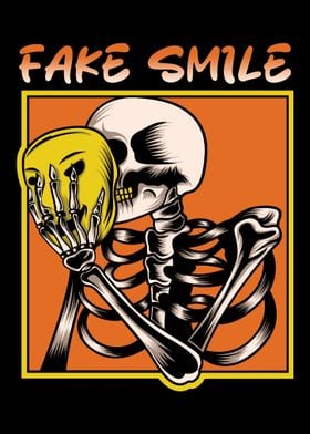 Skeleton Fake Smile