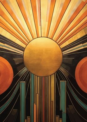 Art Deco Sunburst