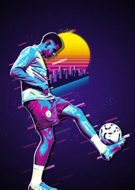 Retro Football Player