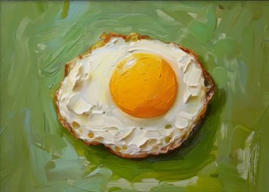 Fried Egg Painting