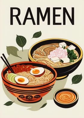 Ramen Bowls japanese Food