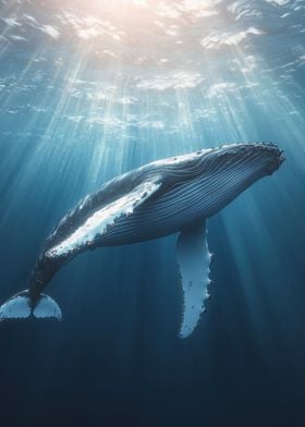 Humpback Whale Underwater