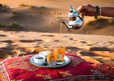 Moroccan Tea in the Desert