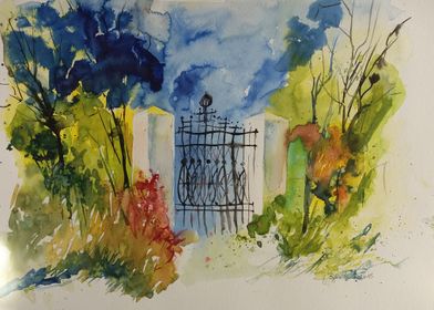 Watercolor Gate