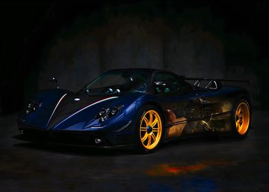 Pagani Zonda Blue