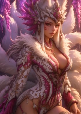 Kitsune Goddess Anime Girl