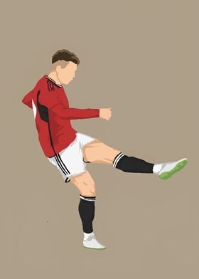 Soccer Player Kicking